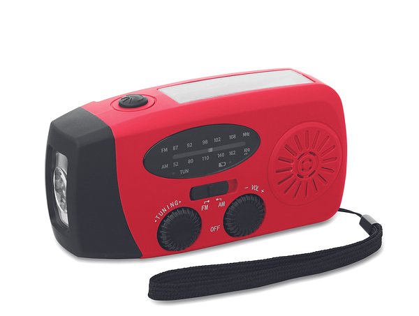 AM/FM Radio mit Taschenlampe Anrilga