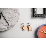 Runder Schlüsselanhänger aus Buchenholz Bensehili