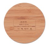 Kabelloses Ladegerät Bambus Dumengix