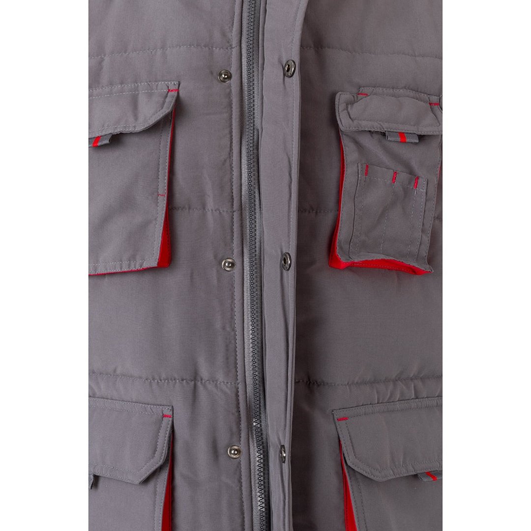 Steppweste, zweifarbig, mit mehreren Taschen (120g/m²), aus Polyester (100%) Aninatrg