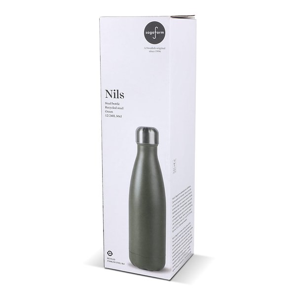Nils Stahlflasche Pulverbeschichtet 500ml Ruini