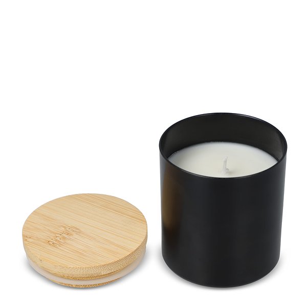 Bhakti-Duftkerze auf pflanzlicher Basis in recyceltem Aluminiumgefäß Elinele