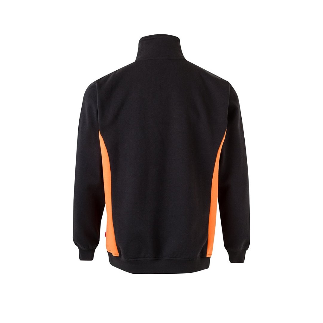 Zweifarbiges Frottee-Sweatshirt (260 g/m²), aus Polyester (65 %) und Baumwolle (35 %) Rudorscht