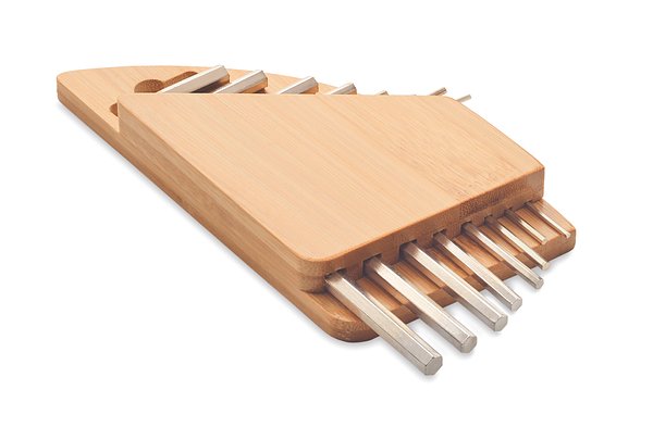 Sechskantschlüssel-Set Bambus Emmascio
