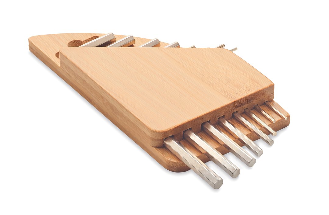 Sechskantschlüssel-Set Bambus Emmascio