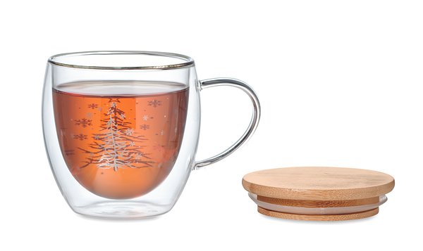 Becher Borosilikatglas Baum Munanria