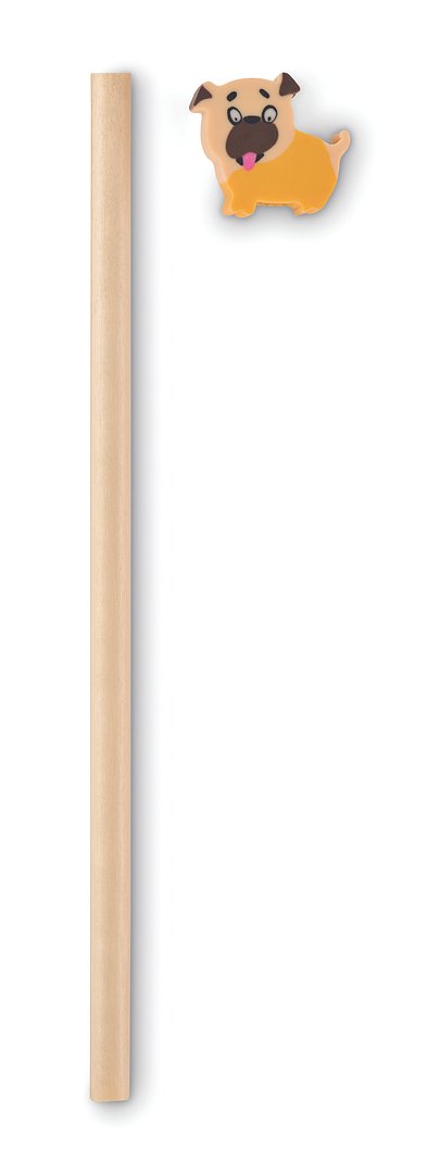 Holzbleistift mit Radiergummi Nolfrinep