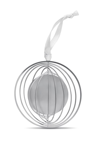 Ornament mit Band, rund Nate