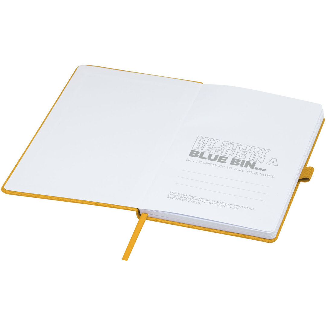 A5 Notizbuch aus recyceltem Papier mit Cover aus recyceltem PET - Razer