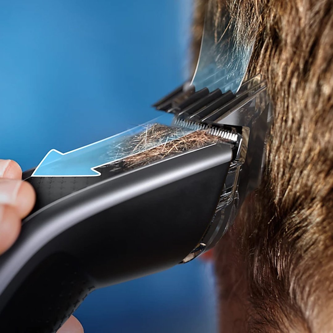 Philips Haarschneidemaschine mit waschbarem Kabel und Zubehör Luolfrg