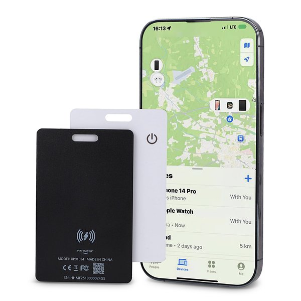 ICE-Card Ultradünne Tracker-Karte wiederaufladbar Uoreillie