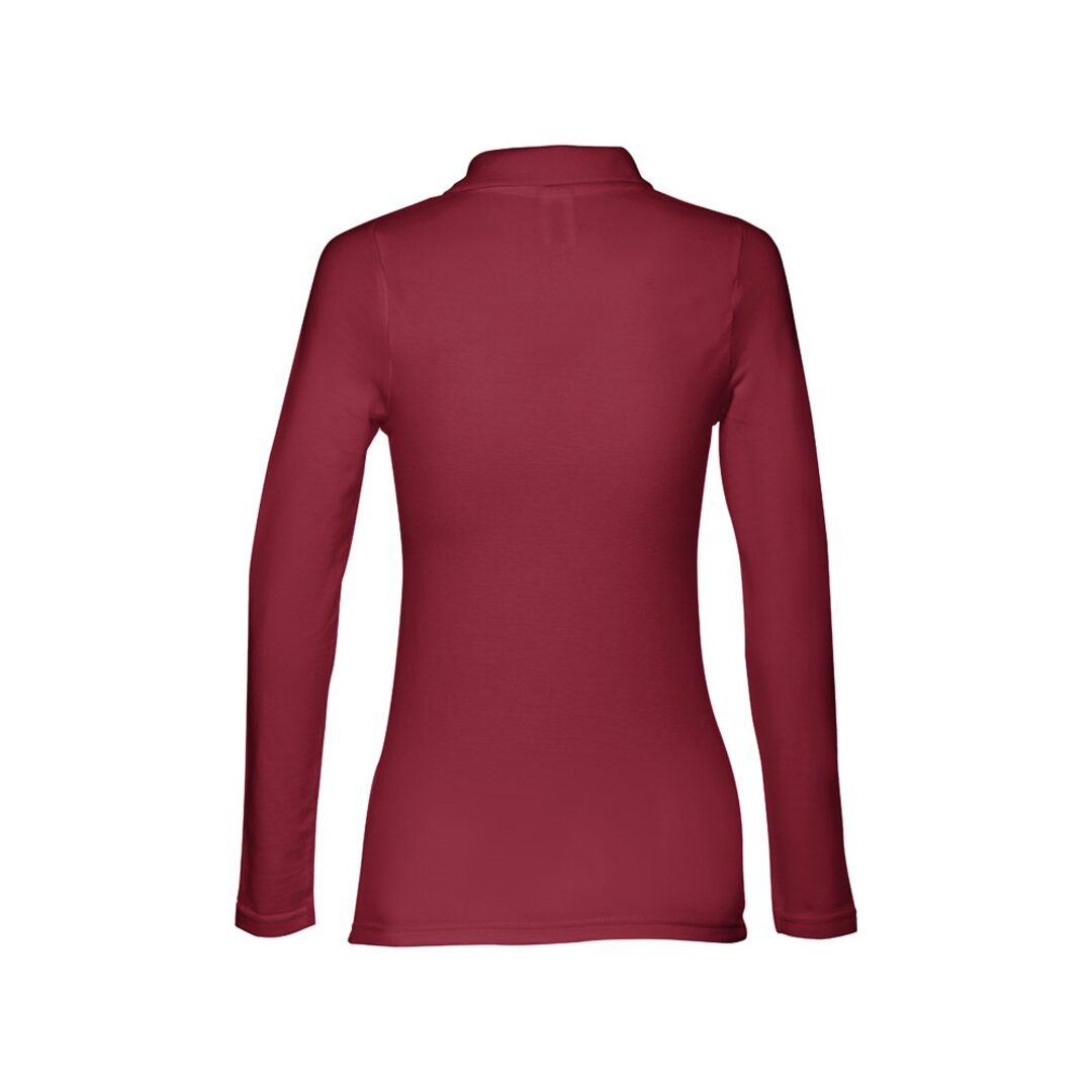 Damen Langarm-Poloshirt Minata