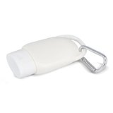 Sonnenschutzlotion mit Karabiner SPF30 aus recyceltem Material Hatrudi