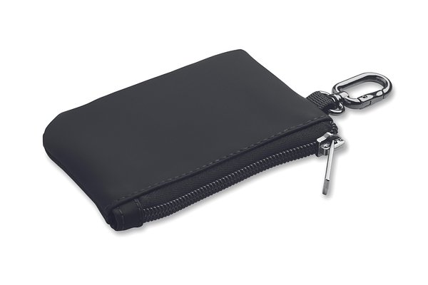 Schlüsseletui PU mit Karabiner Triccen
