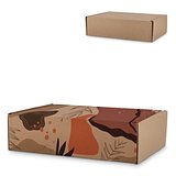 Individuelle Geschenkverpackung für 6 Stück Tassen 34,7x24,3x9,9 cm Adiviga