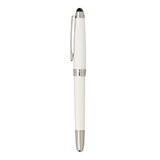 Schreibset mit Tintenroller und Kugelschreiber aus Metall Lütha