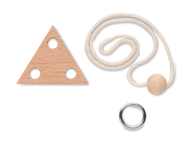 Geduldsspiel Holz Dreieck Uonnel