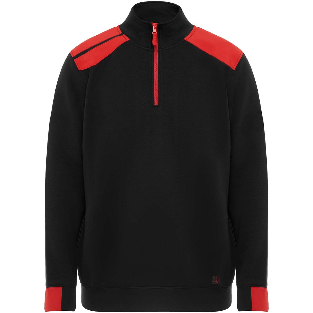 Pullover für Herren mit halbem Reissverschluss, 280 g/m2 - Anns
