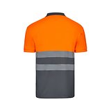 Zweifarbiges Poloshirt im Bird-Eye-Design (160g/m²) mit kurzen Ärmeln, aus Polyester (100%) Nicha