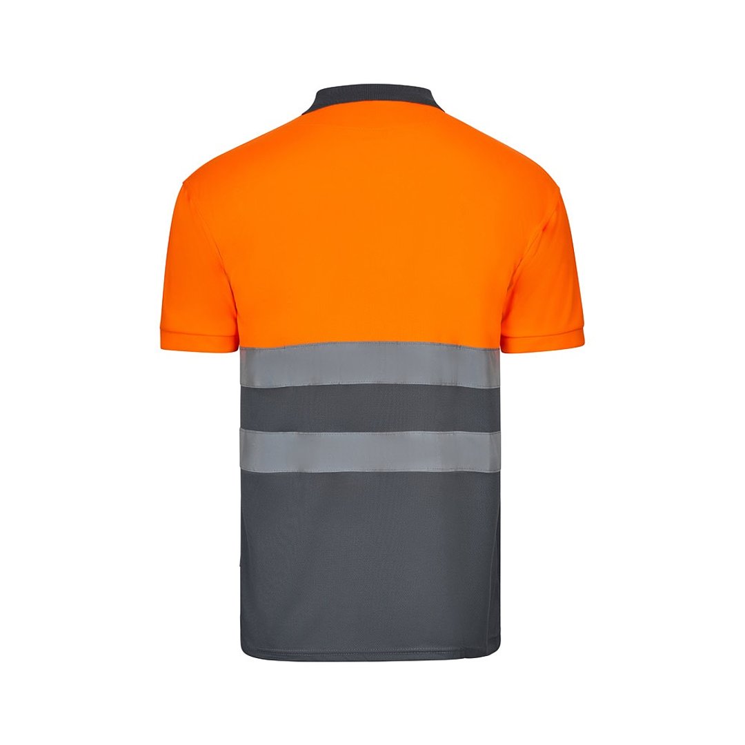 Zweifarbiges Poloshirt im Bird-Eye-Design (160g/m²) mit kurzen Ärmeln, aus Polyester (100%) Nicha