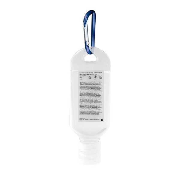 Handreinigungsgel 50ml mit Karabiner Ansel