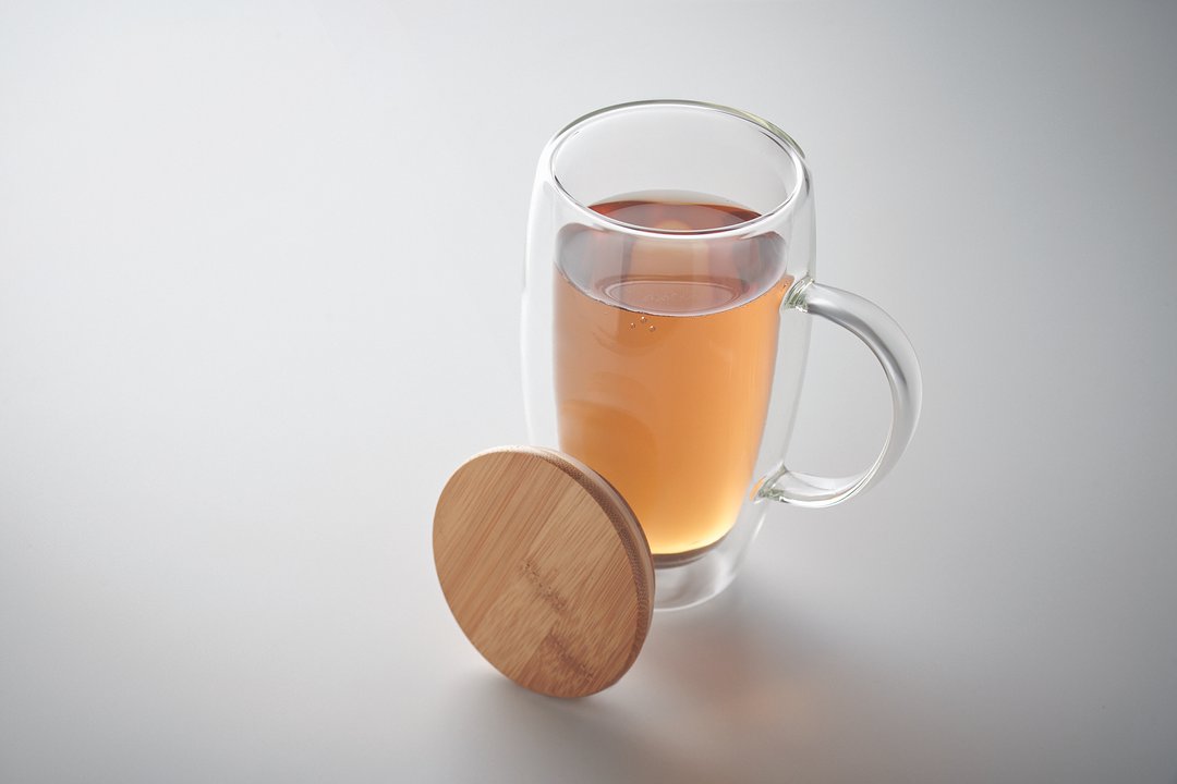 Doppelwandiger Glasbecher 450ml Sarena