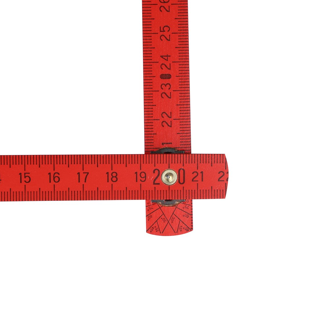 Zollstock Holz 2m Premium lackiert Dicorioli