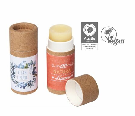 Lippenpflege im ökologischen Container