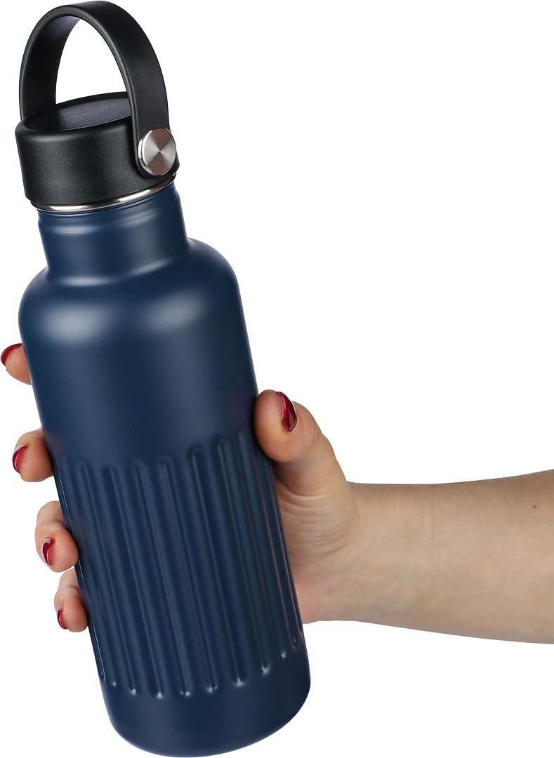 Recycelte Edelstahl-Trinkflasche mit doppelter Wand (500 ml) Benco