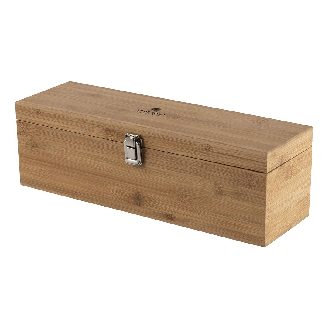 Weinset und Geschenkbox aus Bambus Mengla