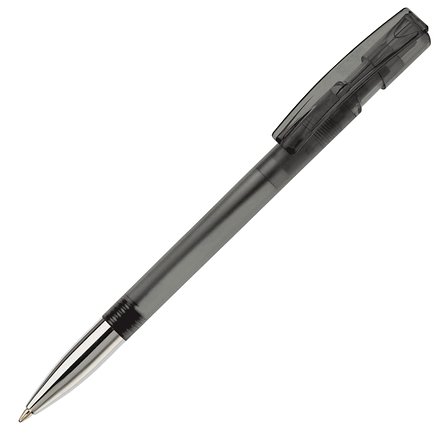 Kugelschreiber Nash Transparent mit Metallspitze Minan