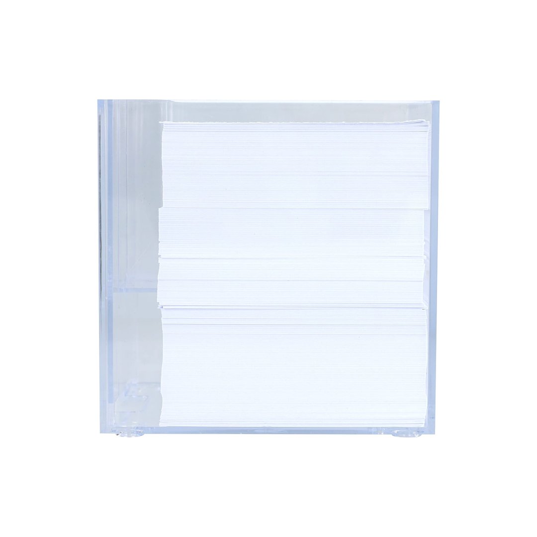 Notizzettel 10x10x10cm in Würfelbox mit Stifteköcher Stgas