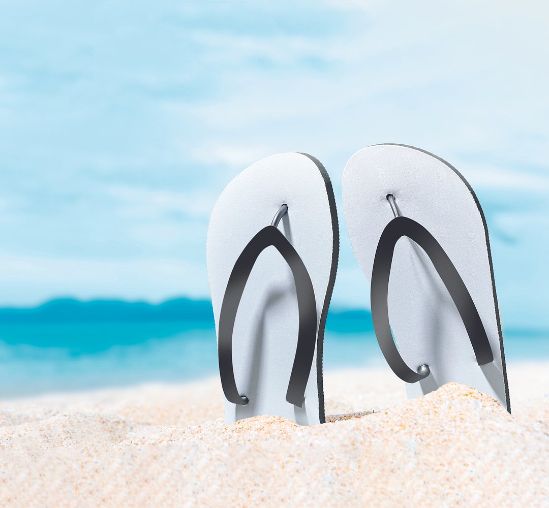 Sublimations-Zehensandalen Anico