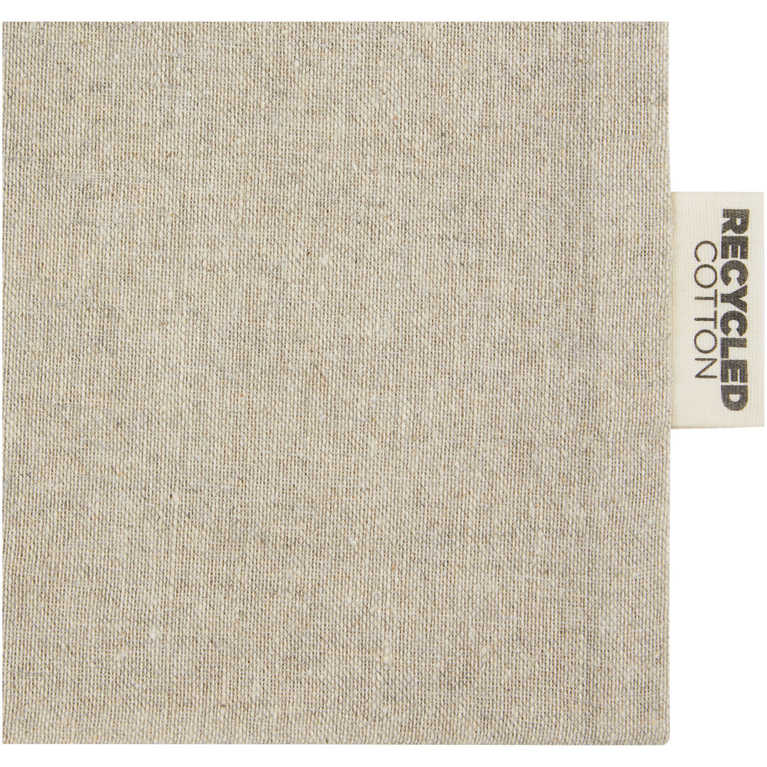 150 g/m² GRS Zuziehbeutel aus Recyclingbaumwolle gross 4 l - Betta