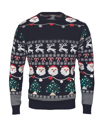 Weihnachts-LED-Pullover L/XL Raitli