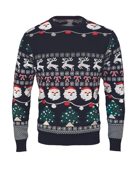 Weihnachts-LED-Pullover L/XL Raitli