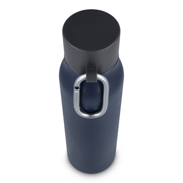 Karabiner mattierte Isolierflasche 600 ml Paunas