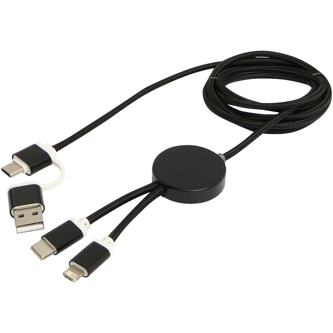 150 cm 5-in-1 Kabel aus recyceltem Kunststoff für Datenübertragung und 27W Schnellladung - Bensehili