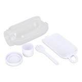 All-in-One-Lunchbox mit Soßenfach und Löffel-Gabel Aitlixl