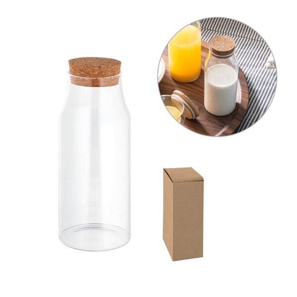 Flasche aus Glas 800ml Badalf