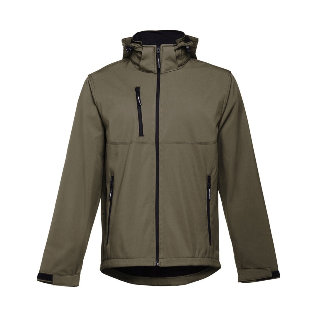 Herren SoftShell, mit abnehmbarer Kapuze Minatin