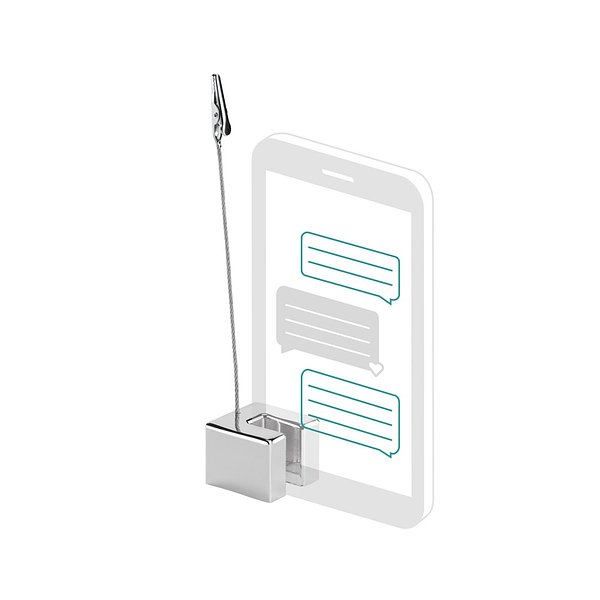 Memoclip mit Handyhalter Lolfel