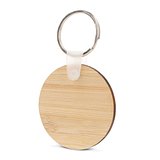 Schlüsselanhänger Bambus rund Leenican