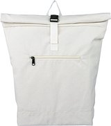 Rolltop-Rucksack aus recyceltem Poly-Baumwollgewebe (330 g/m2) Andri