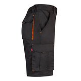 Zweifarbige Stretch-Bermudashorts mit mehreren Taschen (240 g/m²) aus Baumwolle (46 %), EME (38 %) und Polyester (16 %) Altie