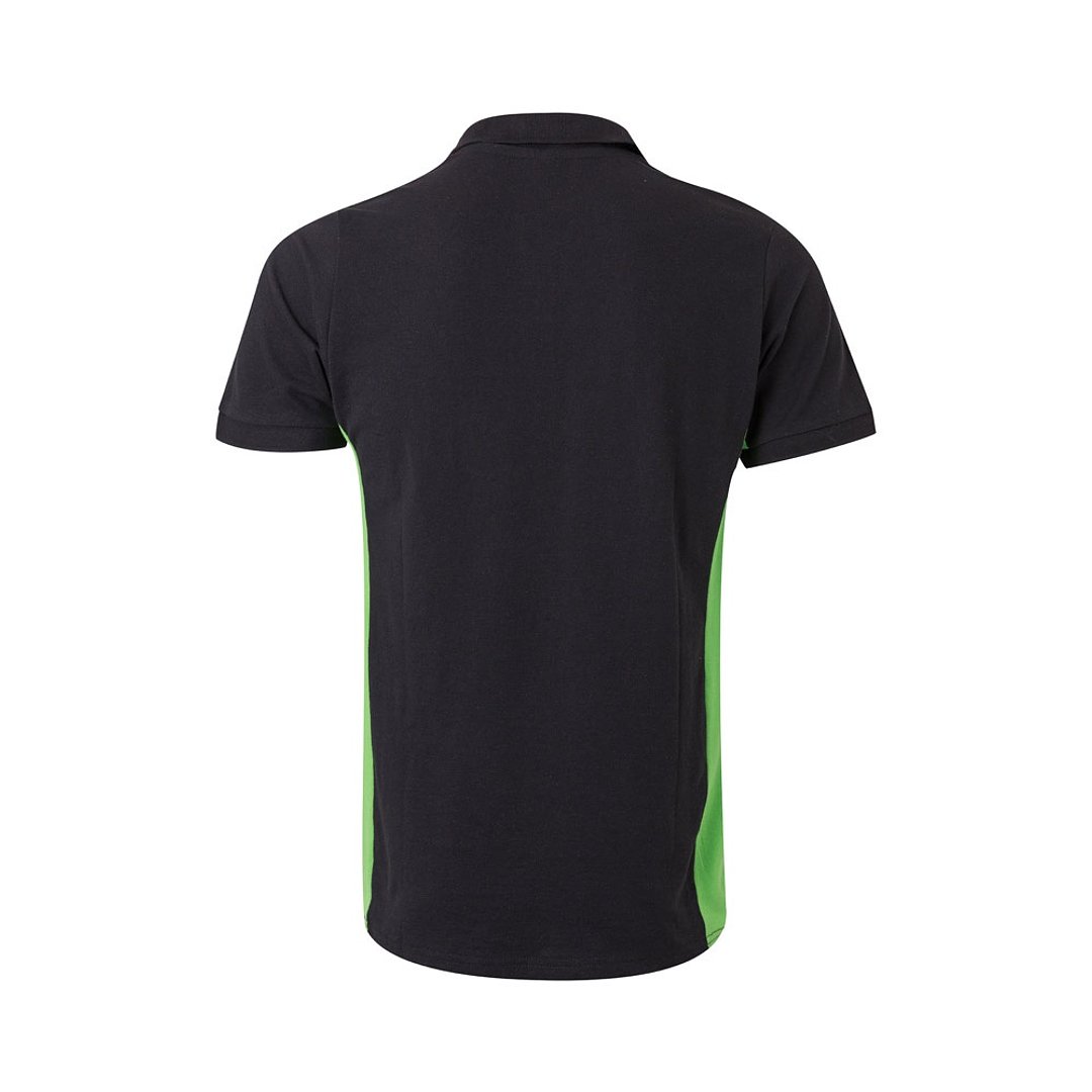 Zweifarbiges Piqué-Poloshirt (180 g/m²), kurzärmelig, aus Baumwolle (60%) und Polyester (40%) Buorli