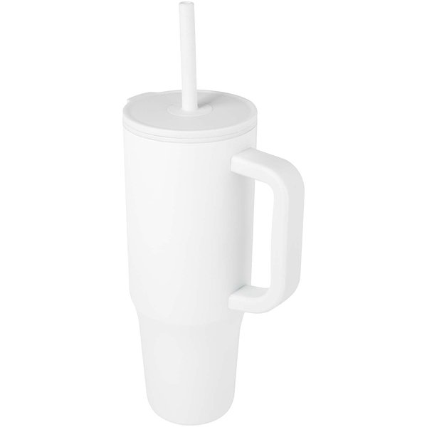 900 ml RCS-zertifizierter Isolierbecher mit Silikon Trinkhalm - Annang