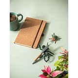 Kugelschreiber aus Kork und Metall mit Drehmechanik Vregulia