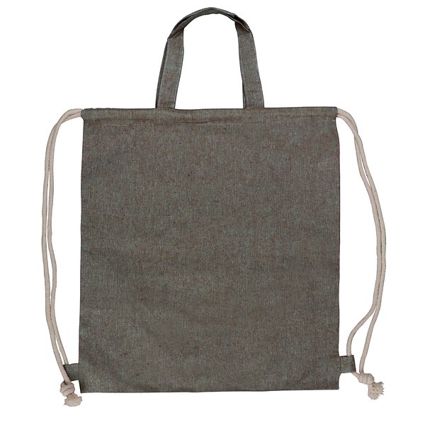 Tasche/Beutel mit Kordelzug aus recycelter Baumwolle 38x42cm Lüzzana