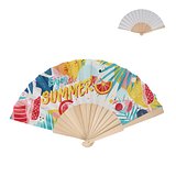 Fächer aus Holz mit R-PET Tringn